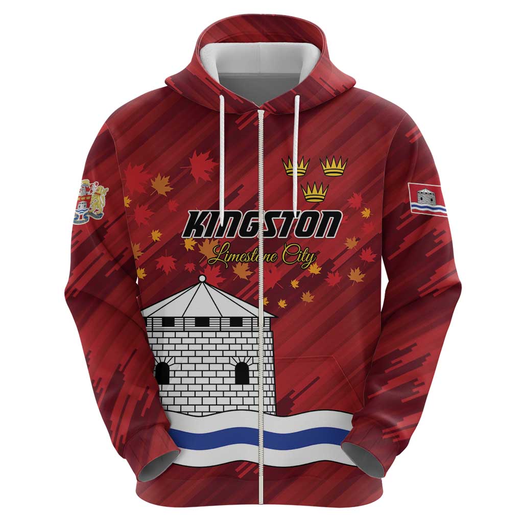 Personalised Kingston Hoodie Antiquitate Civilitate Humanitate LT01