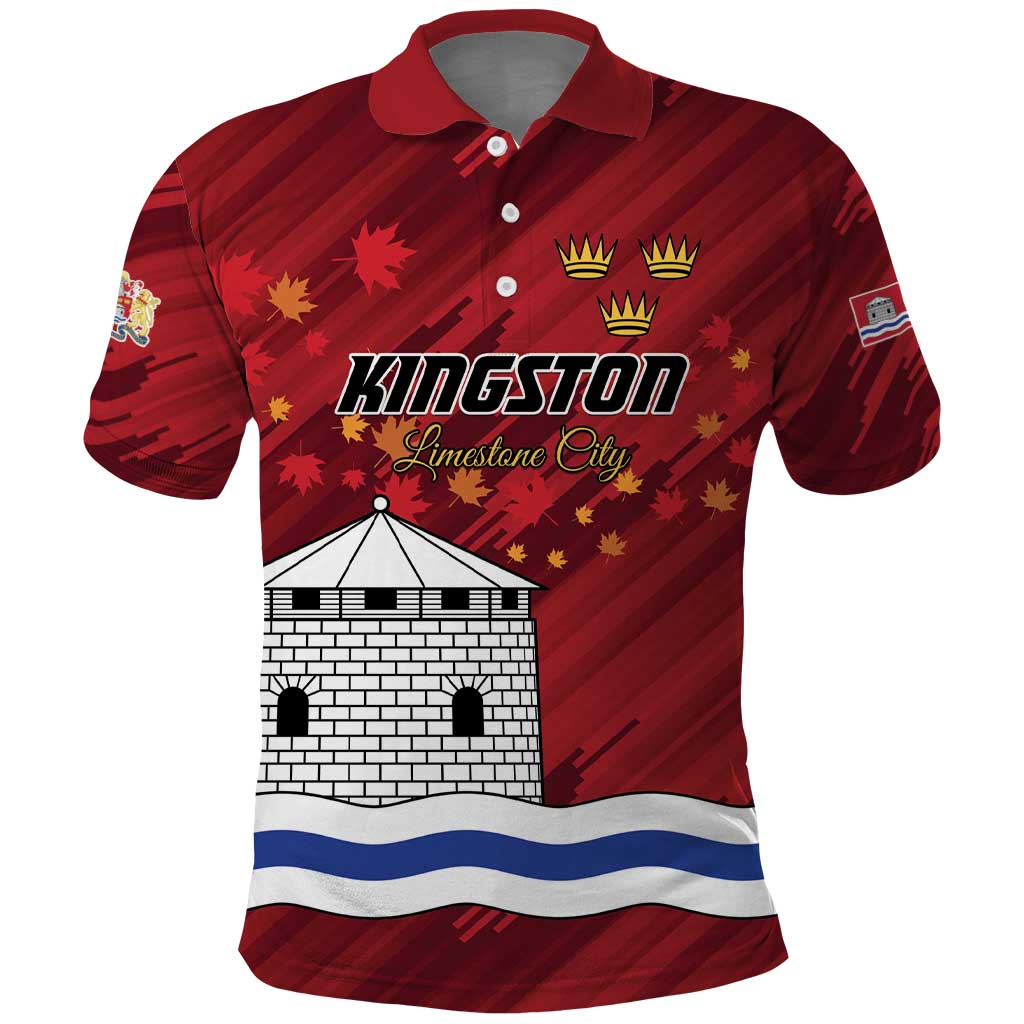 Personalised Kingston Polo Shirt Antiquitate Civilitate Humanitate LT01