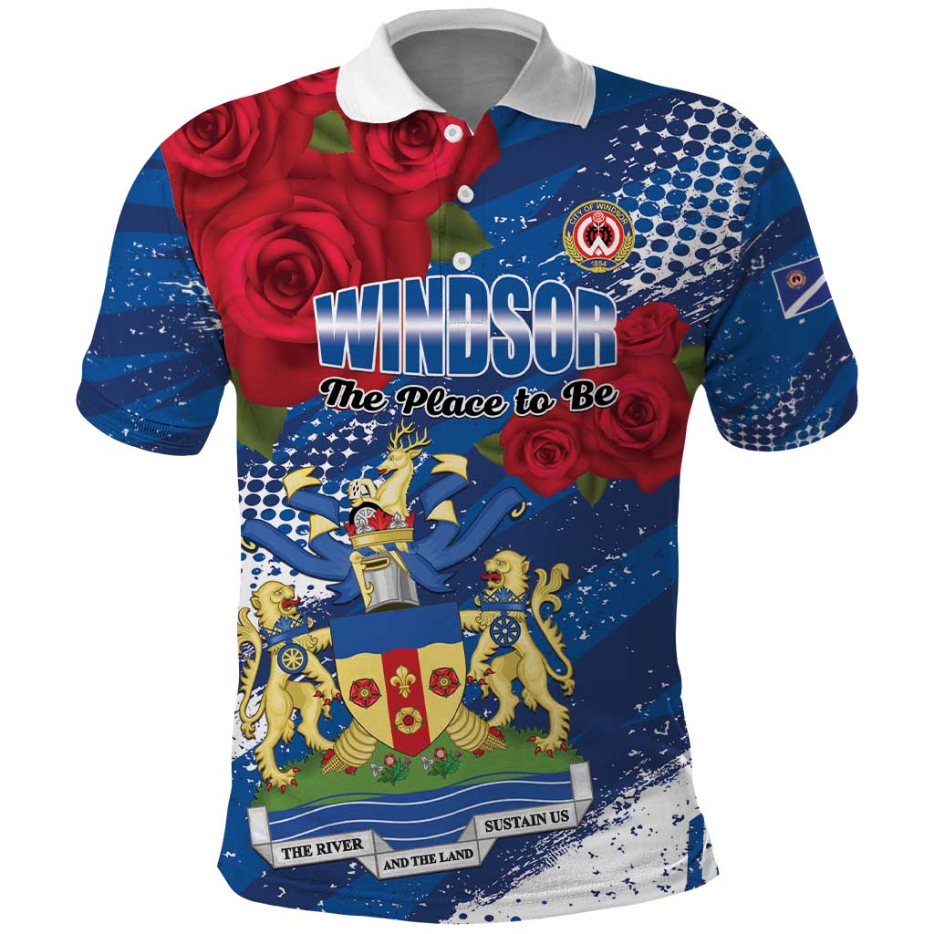 Personalised Windsor Polo Shirt The City of Roses LT01
