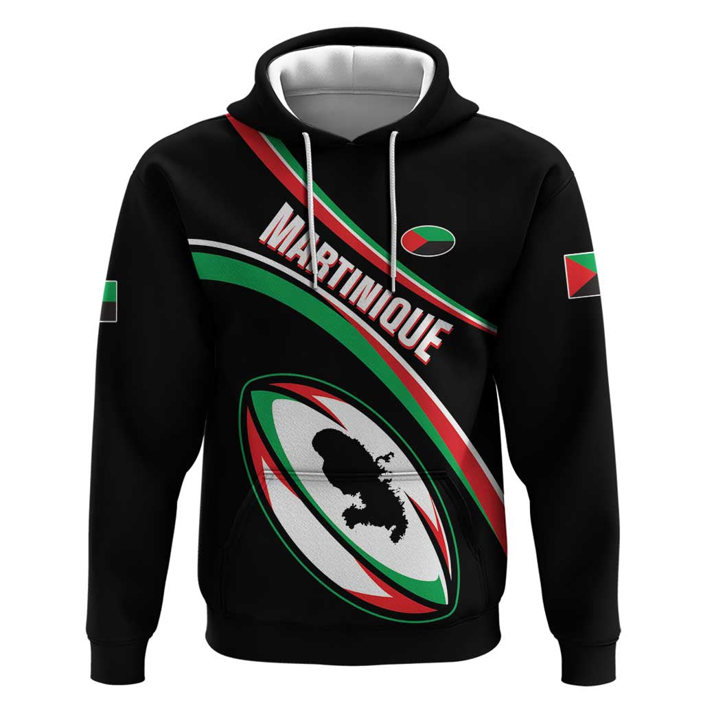 Custom Martinique Rugby Hoodie Matinik Go Champions LT01