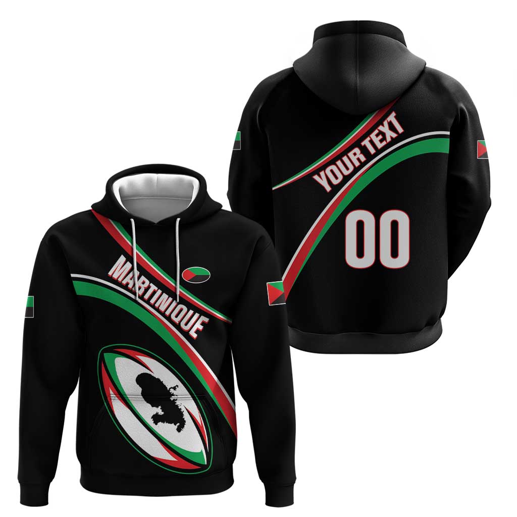 Custom Martinique Rugby Hoodie Matinik Go Champions LT01