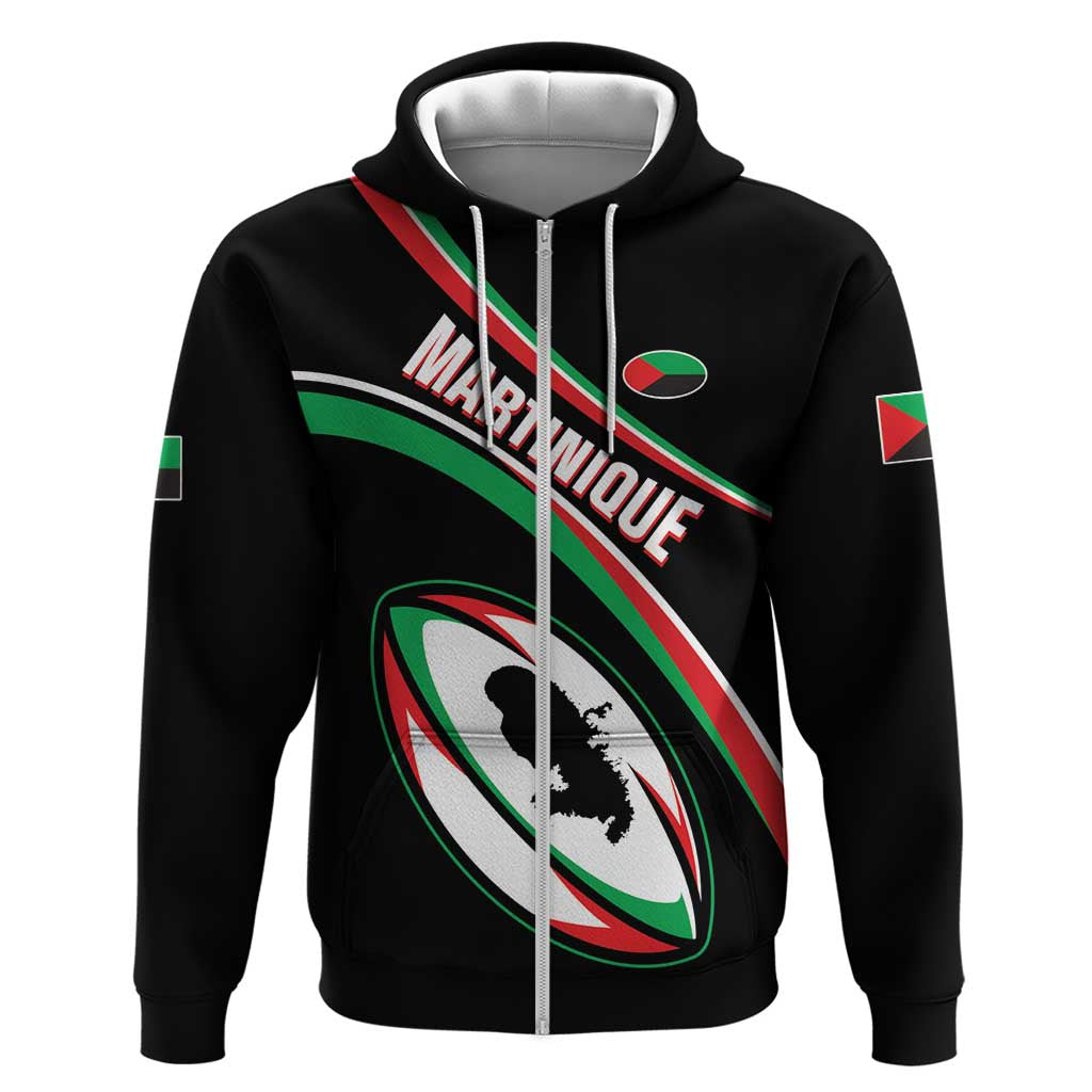 Custom Martinique Rugby Hoodie Matinik Go Champions LT01