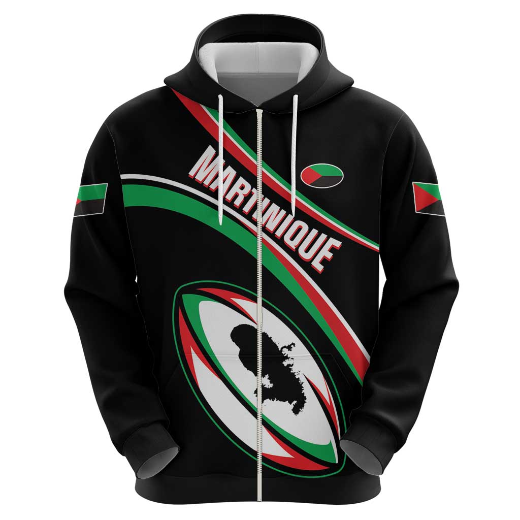 Custom Martinique Rugby Hoodie Matinik Go Champions LT01