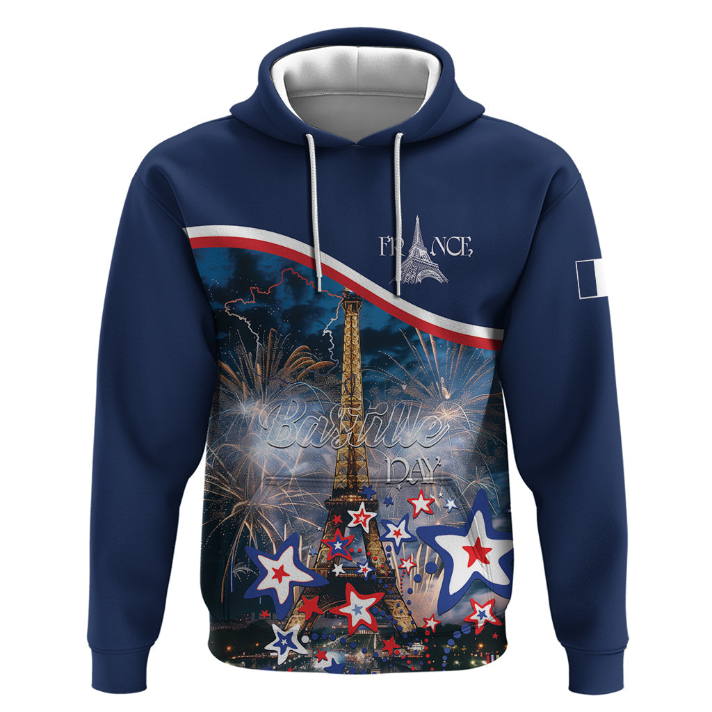 Personalized France Bastille Day Hoodie Fete Nationale du 14 juillet LT01