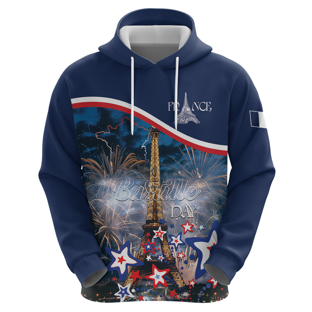 Personalized France Bastille Day Hoodie Fete Nationale du 14 juillet LT01