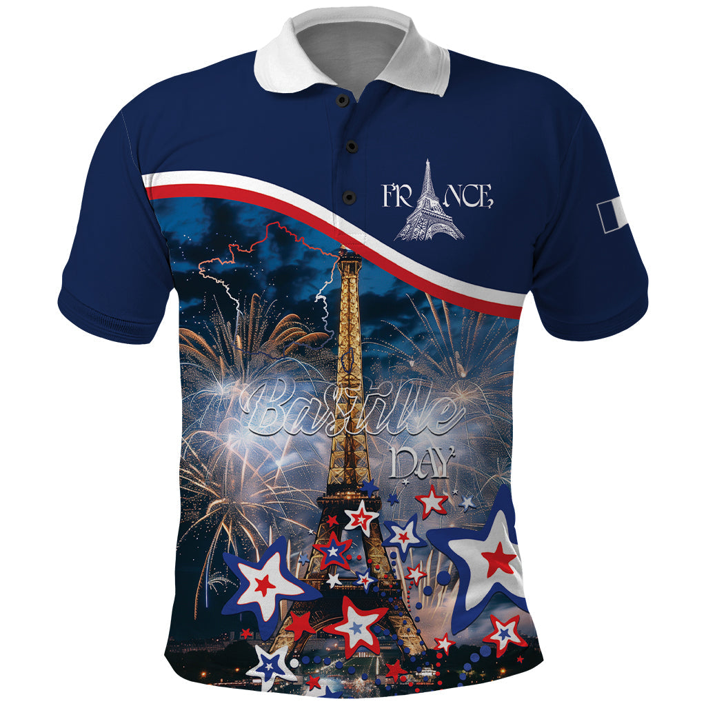 Personalized France Bastille Day Polo Shirt Fete Nationale du 14 juillet LT01