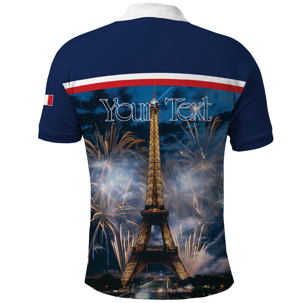 Personalized France Bastille Day Polo Shirt Fete Nationale du 14 juillet LT01
