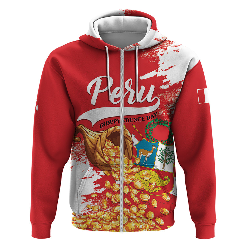 Peru Independence Day Hoodie Feliz 28 de Julio Felices Fiestas Patrias LT01