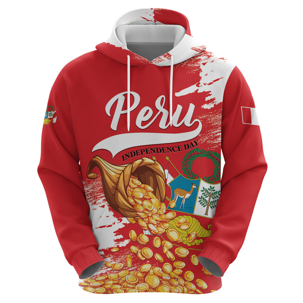 Peru Independence Day Hoodie Feliz 28 de Julio Felices Fiestas Patrias LT01