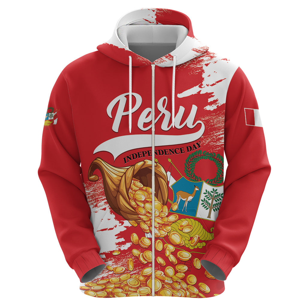 Peru Independence Day Hoodie Feliz 28 de Julio Felices Fiestas Patrias LT01