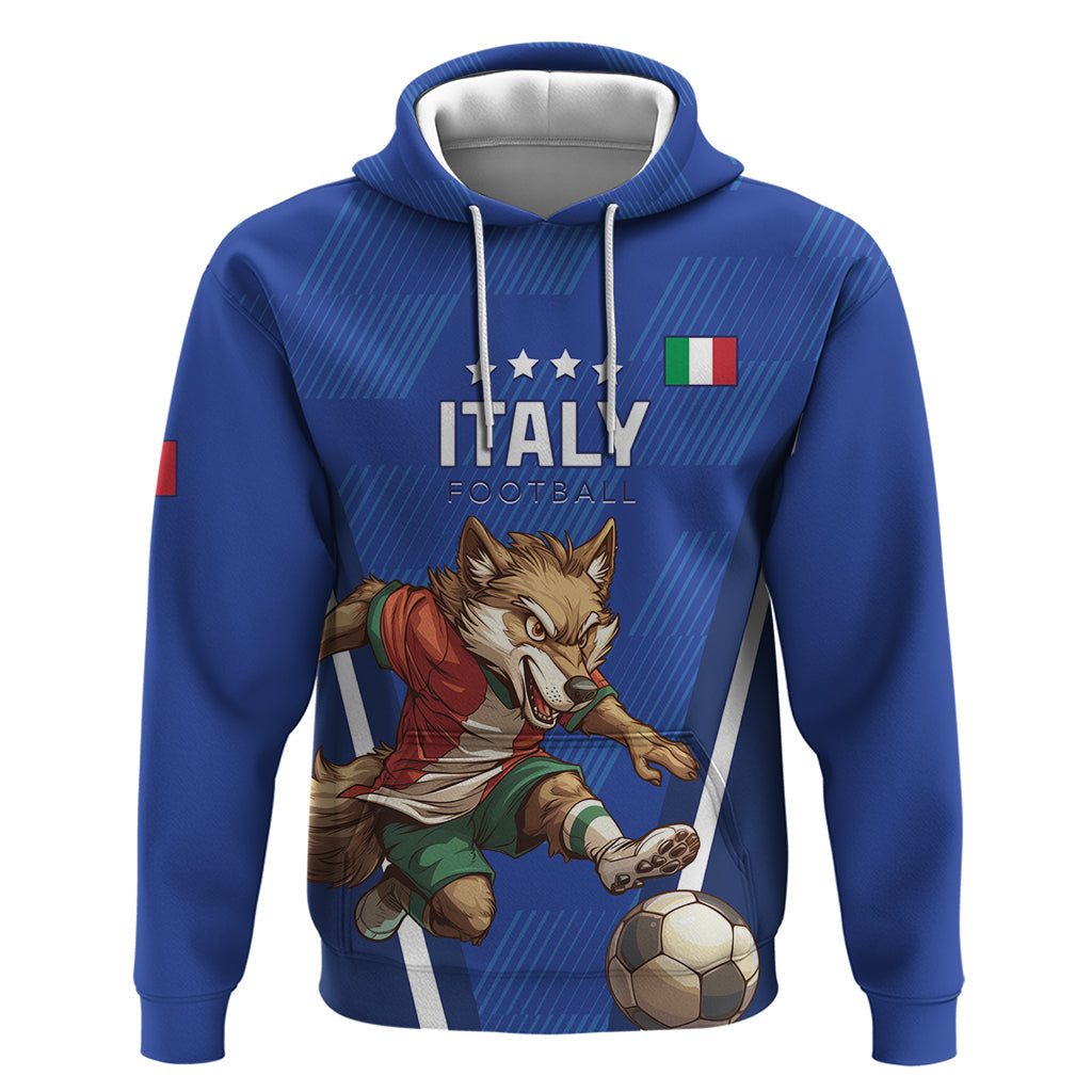 Custom Italy 2024 Football Hoodie 2024 Go Gli Azzurri LT01