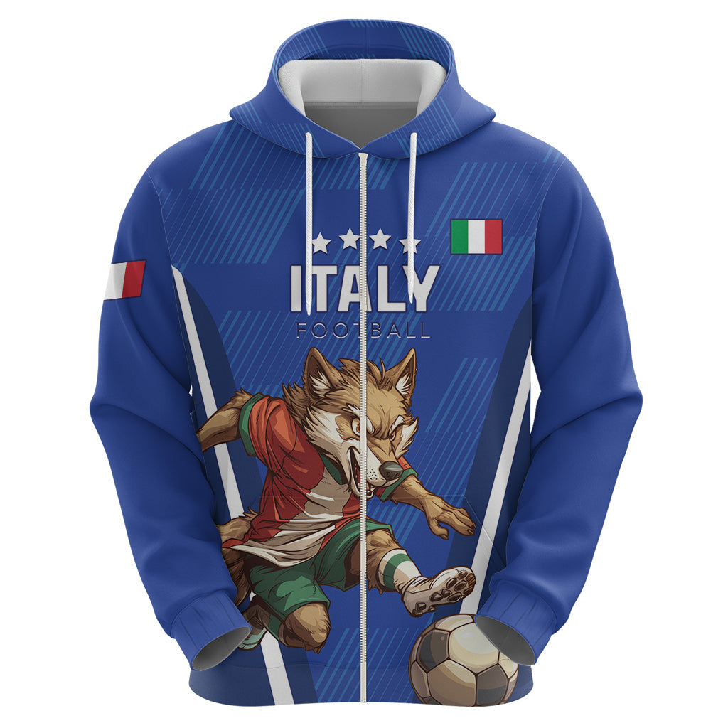Custom Italy 2024 Football Hoodie 2024 Go Gli Azzurri LT01