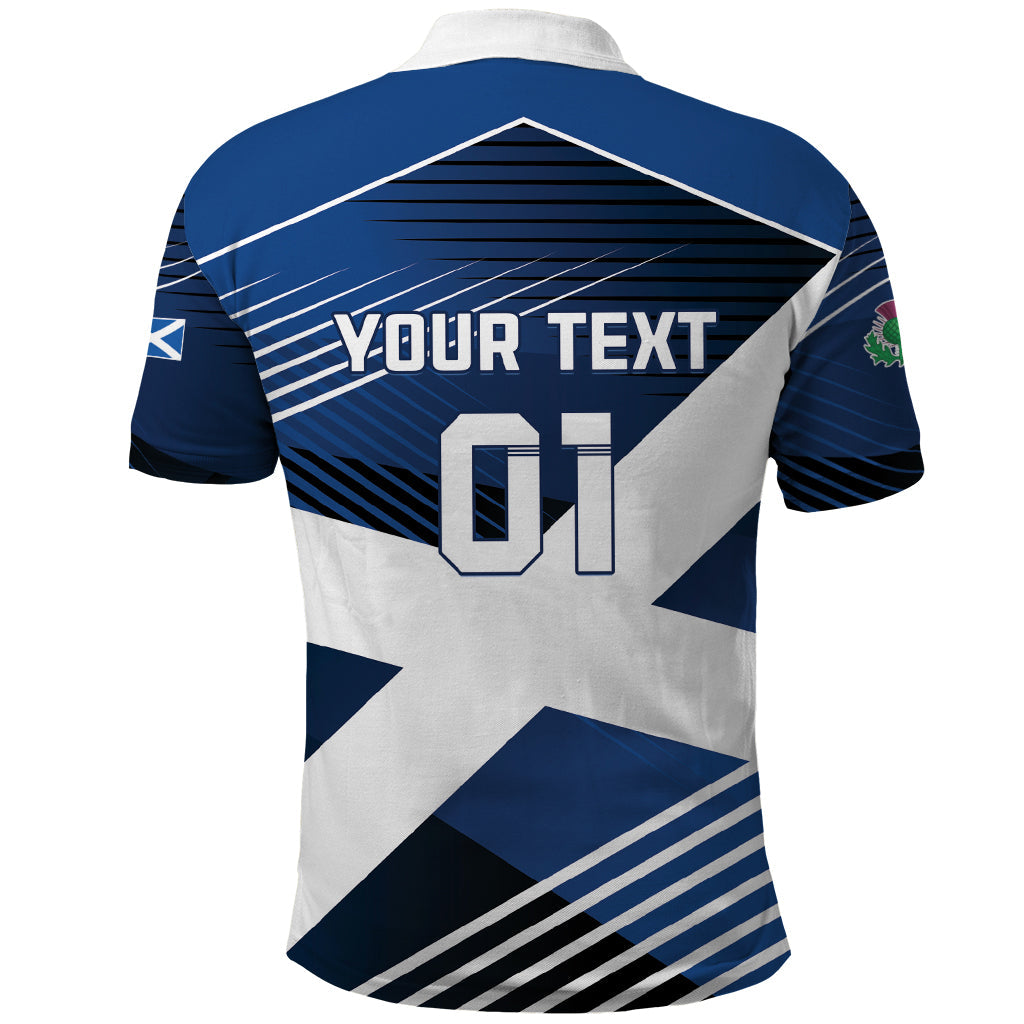 Custom Scotland 2024 Football Polo Shirt 2024 Go Champions LT01