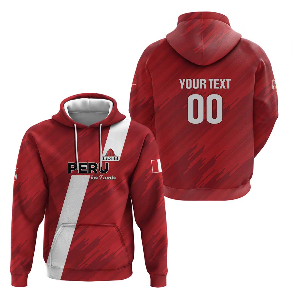 Custom Rugby Peru Hoodie Los Tumis Go Champions LT01