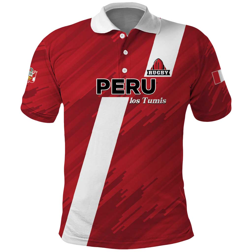 Custom Rugby Peru Polo Shirt Los Tumis Go Champions LT01