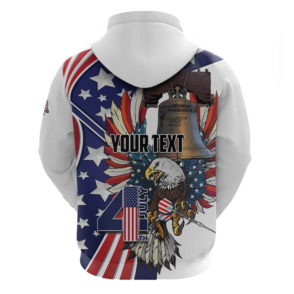 Personalized USA 4th Of July Hoodie United State Eagle Liberty Bell LT01