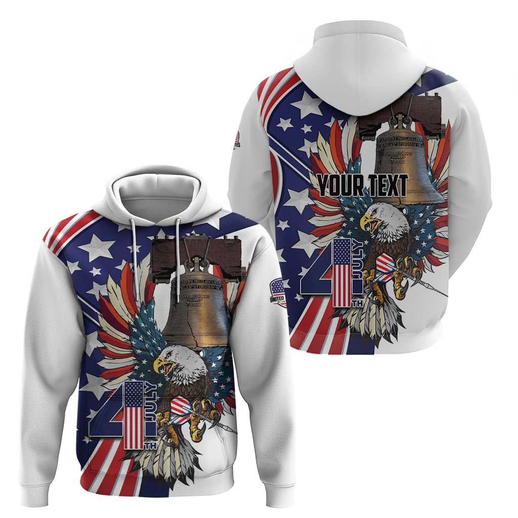 Personalized USA 4th Of July Hoodie United State Eagle Liberty Bell LT01