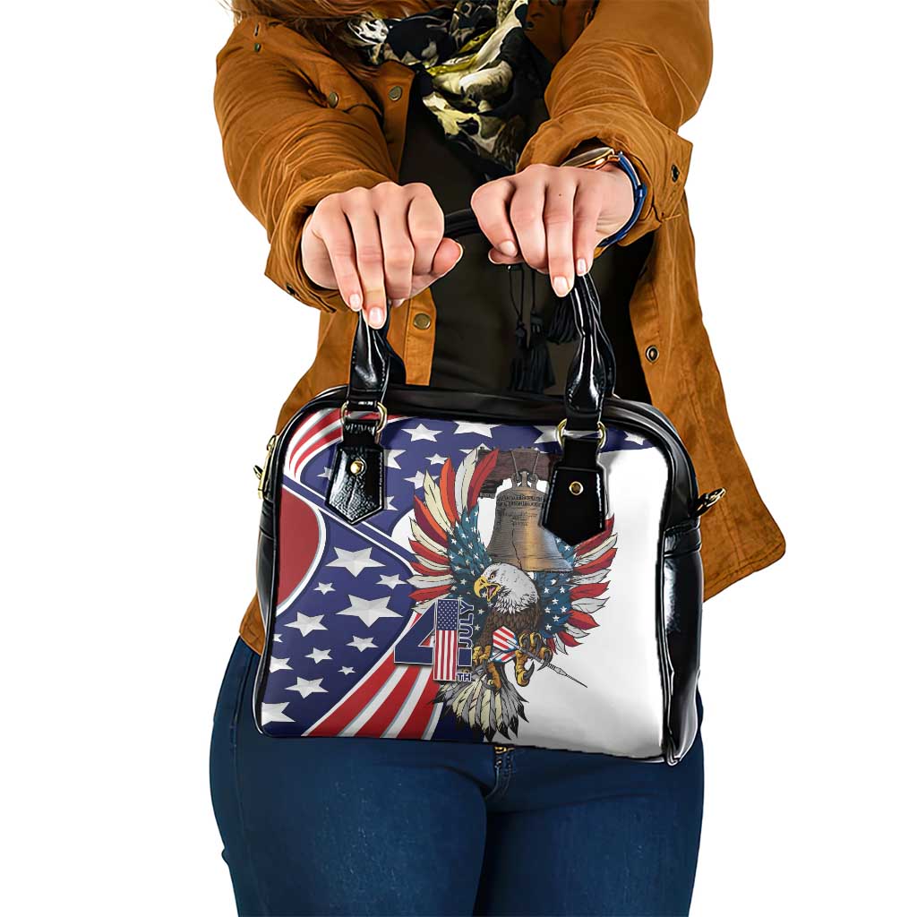USA 4th Of July Shoulder Handbag United State Eagle Liberty Bell LT01