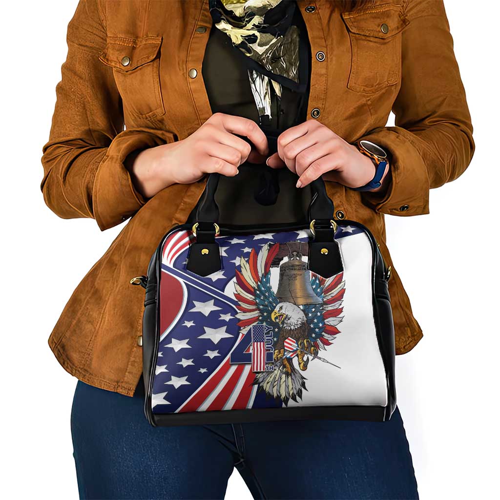 USA 4th Of July Shoulder Handbag United State Eagle Liberty Bell LT01