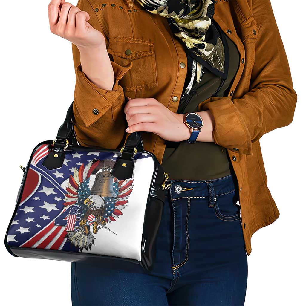 USA 4th Of July Shoulder Handbag United State Eagle Liberty Bell LT01