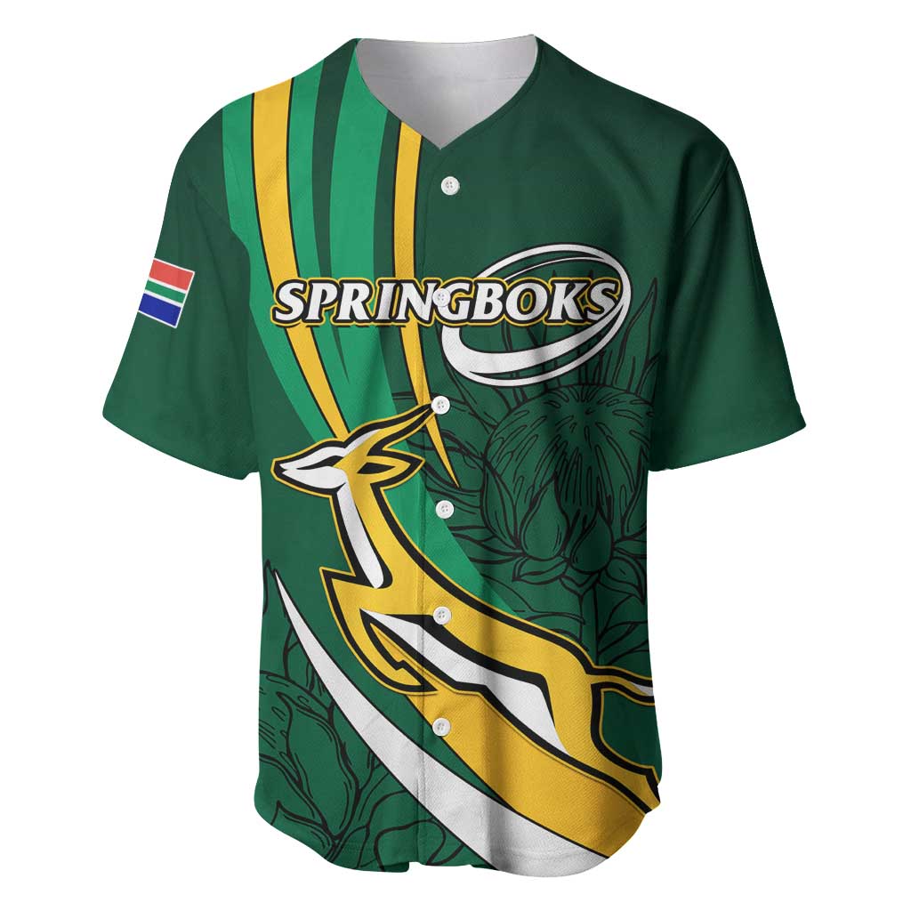 Personalized South Africa Rugby Baseball Jersey - Springboks Go Champions, World Cup LT01