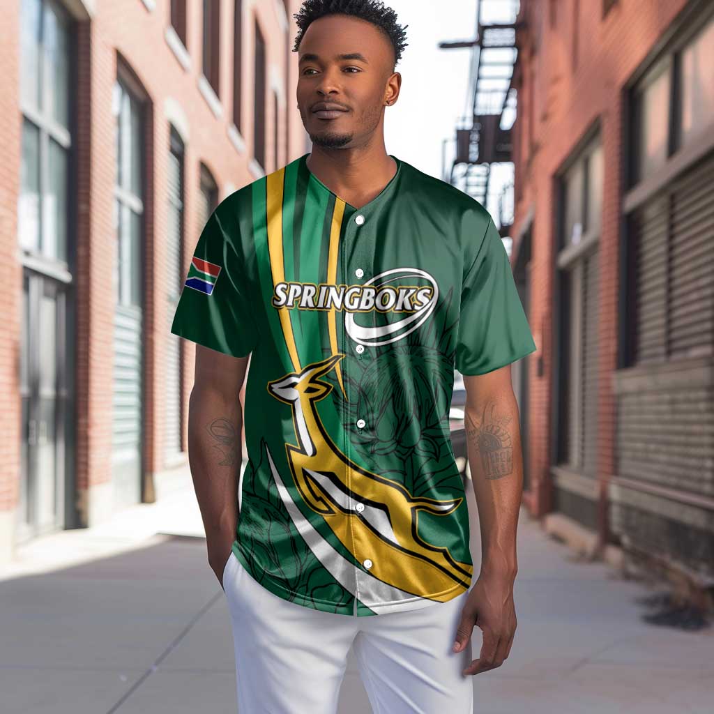 Personalized South Africa Rugby Baseball Jersey - Springboks Go Champions, World Cup LT01