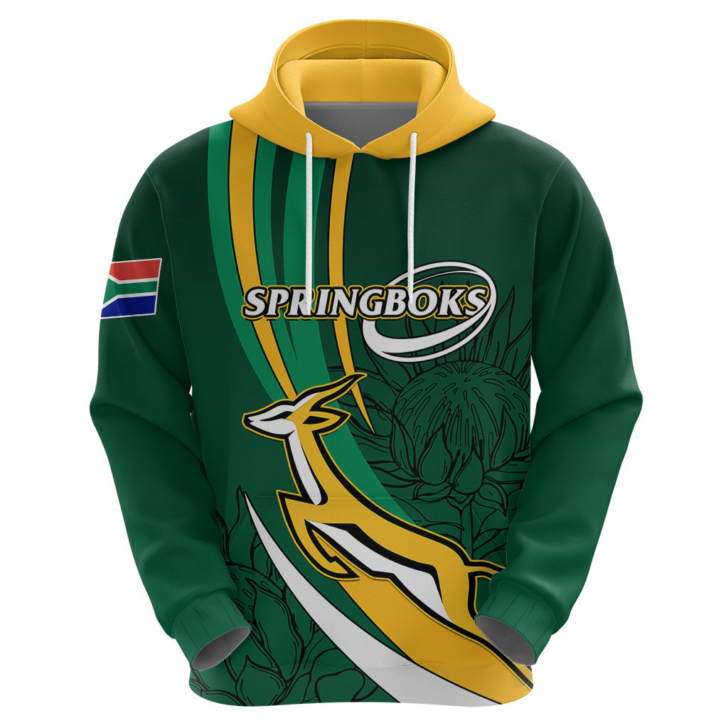 Personalised South Africa Rugby Hoodie Springboks Go Champions World Cup 2023 LT01
