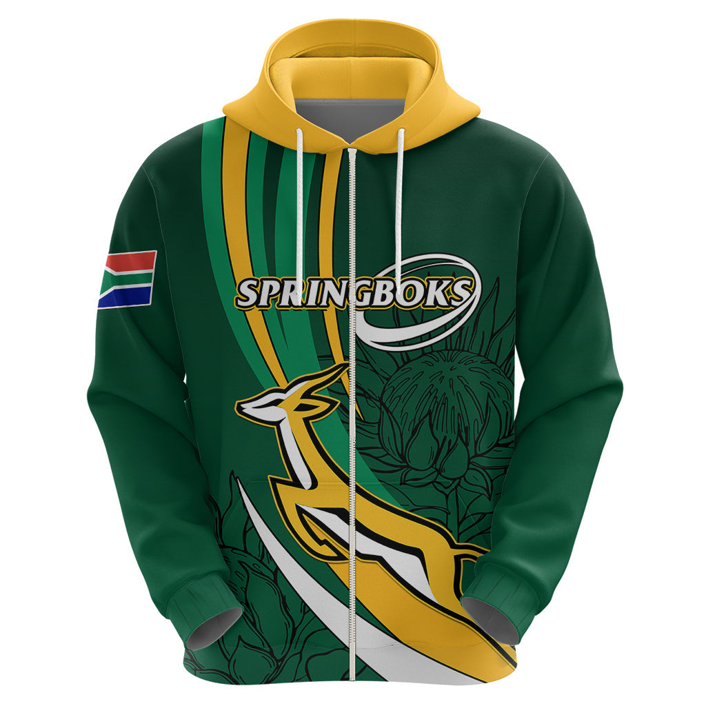 Personalised South Africa Rugby Hoodie Springboks Go Champions World Cup 2023 LT01