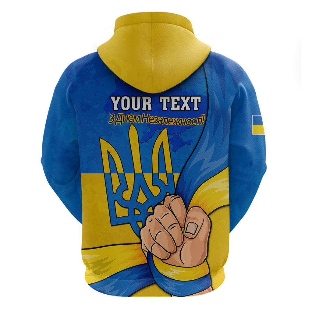Personalised Ukraine Independence Day Hoodie Ukrainian Trident Special Version LT01