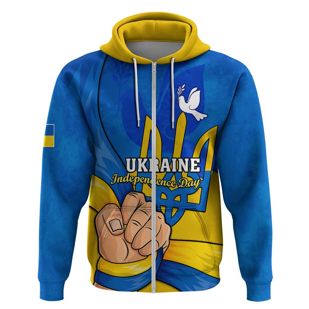 Personalised Ukraine Independence Day Hoodie Ukrainian Trident Special Version LT01
