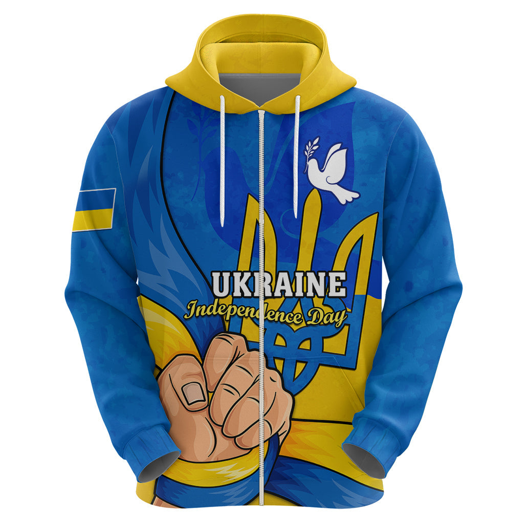 Personalised Ukraine Independence Day Hoodie Ukrainian Trident Special Version LT01