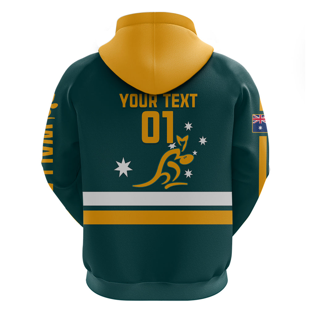 Custom Australia Rugby Hoodie Wallabies Go 2023 World Cup LT01
