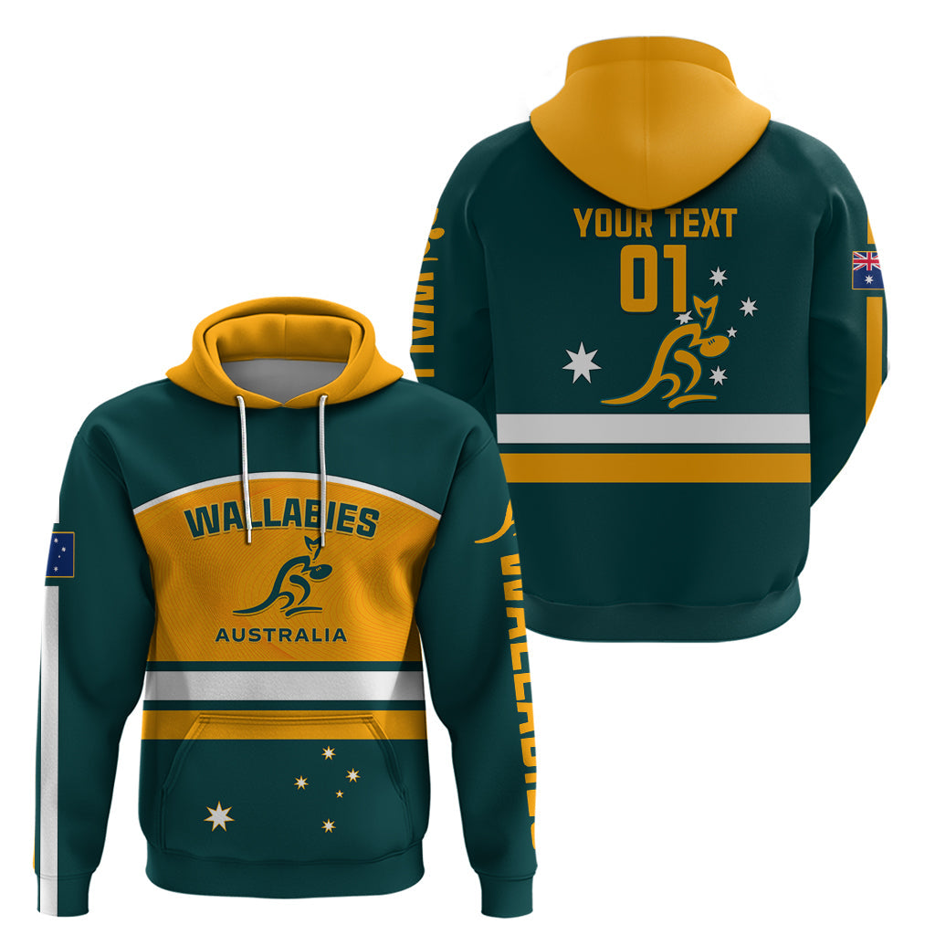 Custom Australia Rugby Hoodie Wallabies Go 2023 World Cup LT01