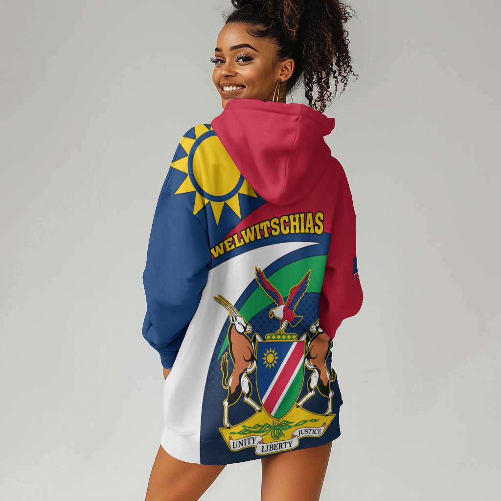 Namibia Rugby Hoodie Dress - Welwitschias Go World Cup LT01