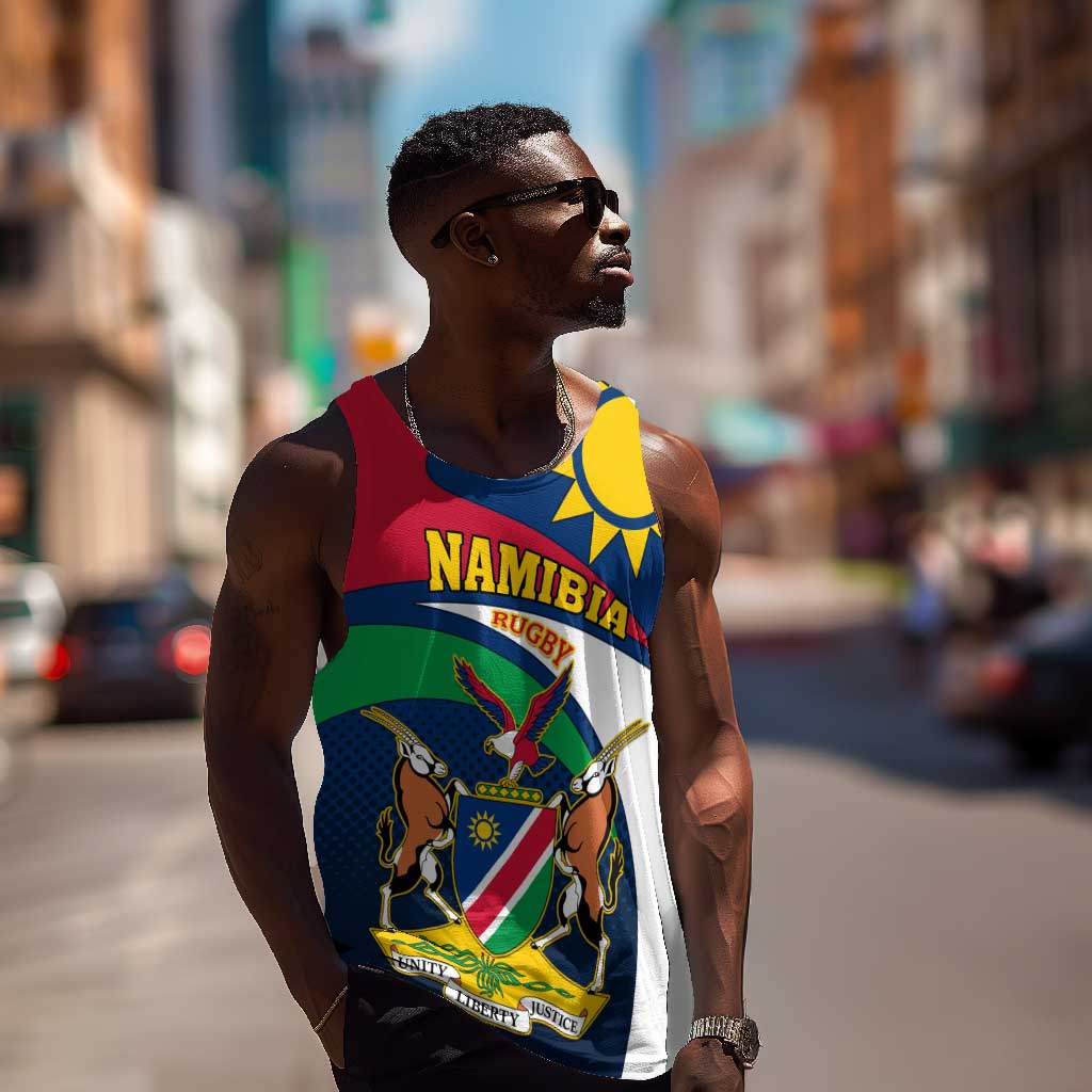 Namibia Rugby Men Tank Top - Welwitschias Go World Cup LT01