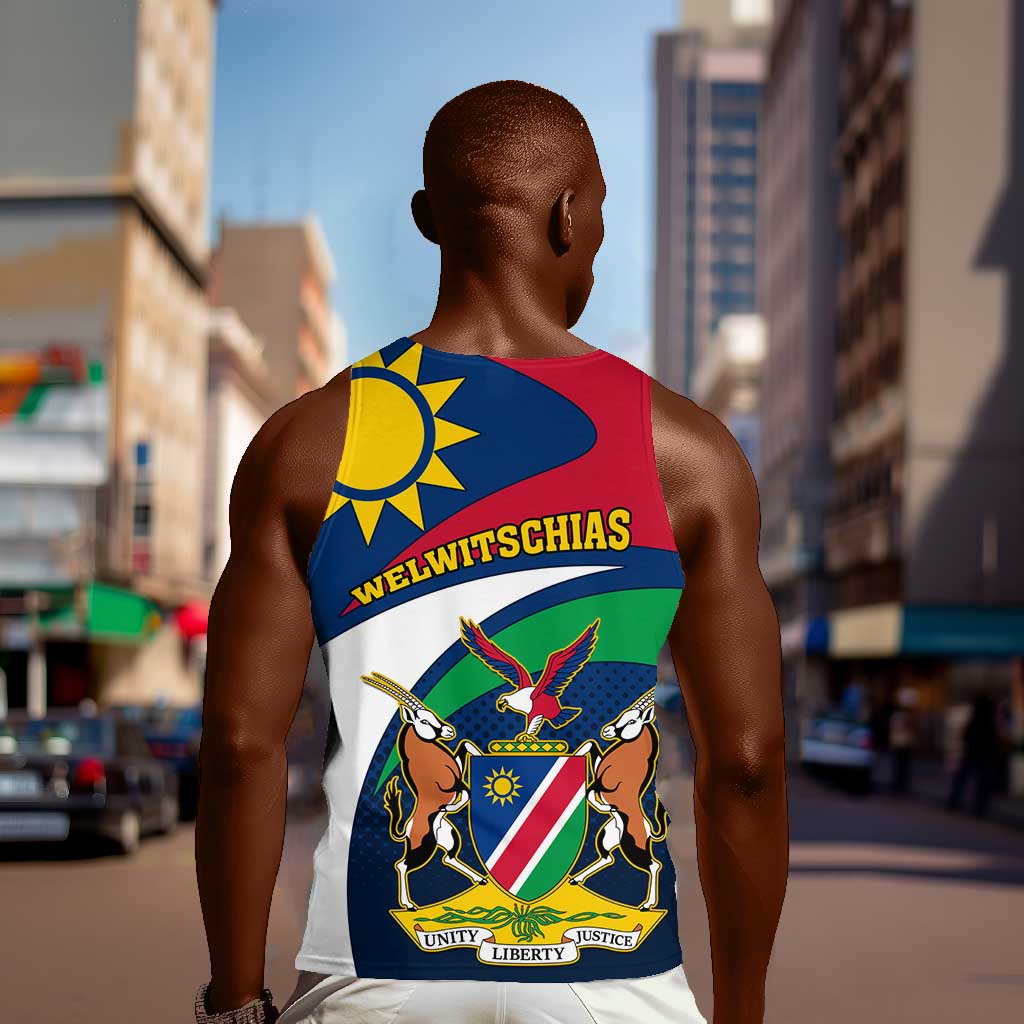 Namibia Rugby Men Tank Top - Welwitschias Go World Cup LT01