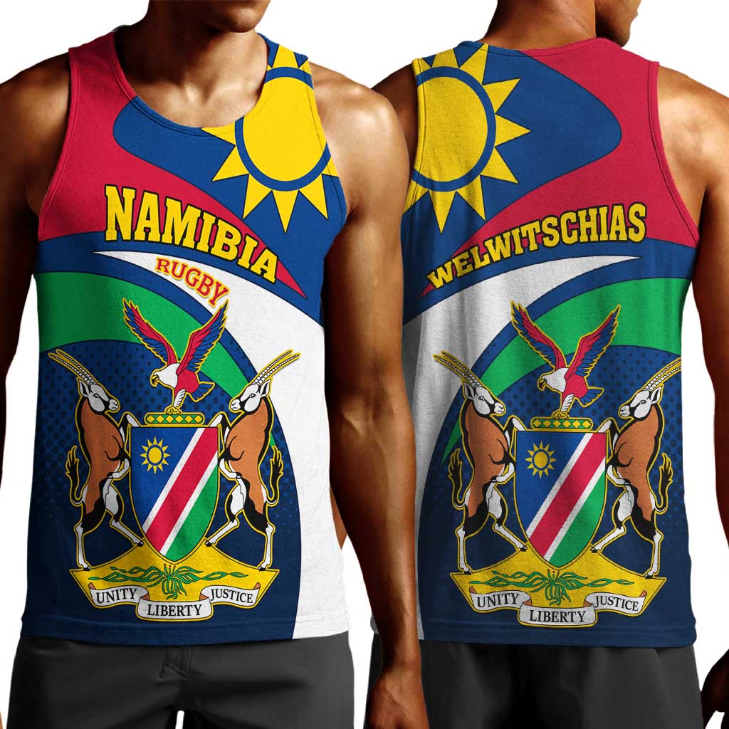 Namibia Rugby Men Tank Top - Welwitschias Go World Cup LT01