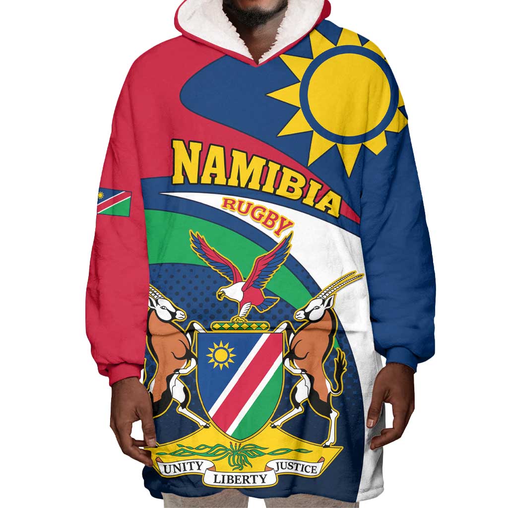 Namibia Rugby Wearable Blanket Hoodie - Welwitschias Go World Cup LT01