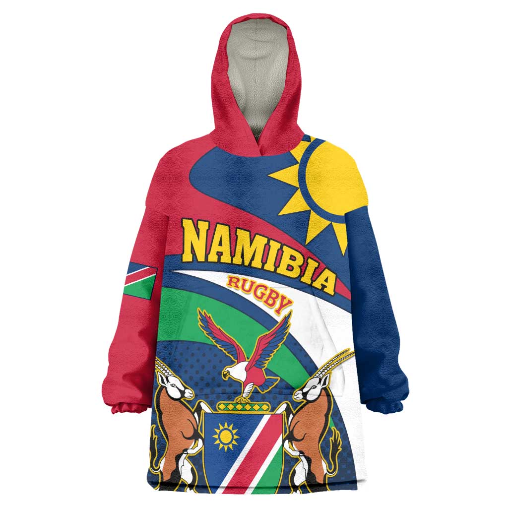 Namibia Rugby Wearable Blanket Hoodie - Welwitschias Go World Cup LT01