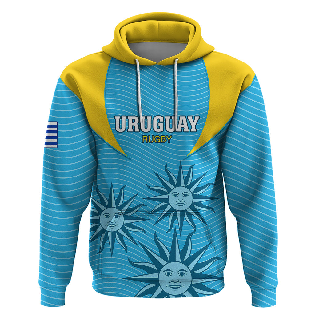Custom Uruguay Rugby Hoodie Los Teros Go 2023 World Cup LT01