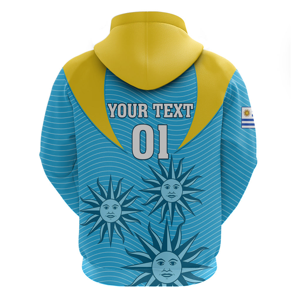 Custom Uruguay Rugby Hoodie Los Teros Go 2023 World Cup LT01