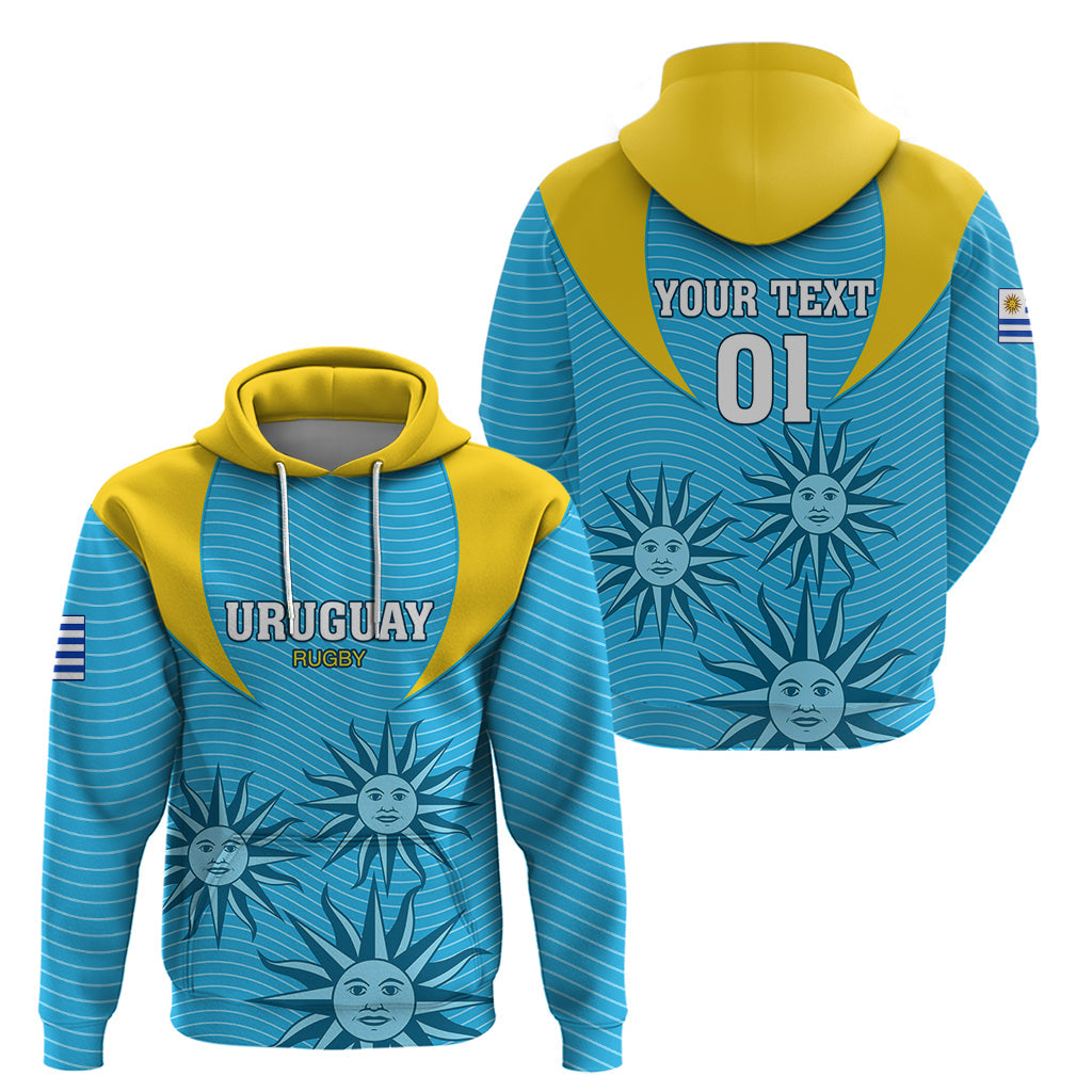 Custom Uruguay Rugby Hoodie Los Teros Go 2023 World Cup LT01