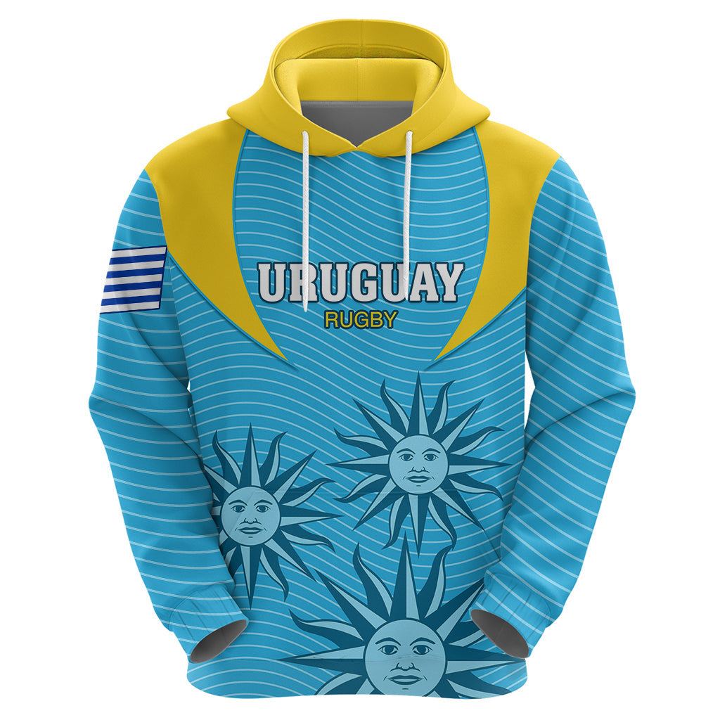 Custom Uruguay Rugby Hoodie Los Teros Go 2023 World Cup LT01
