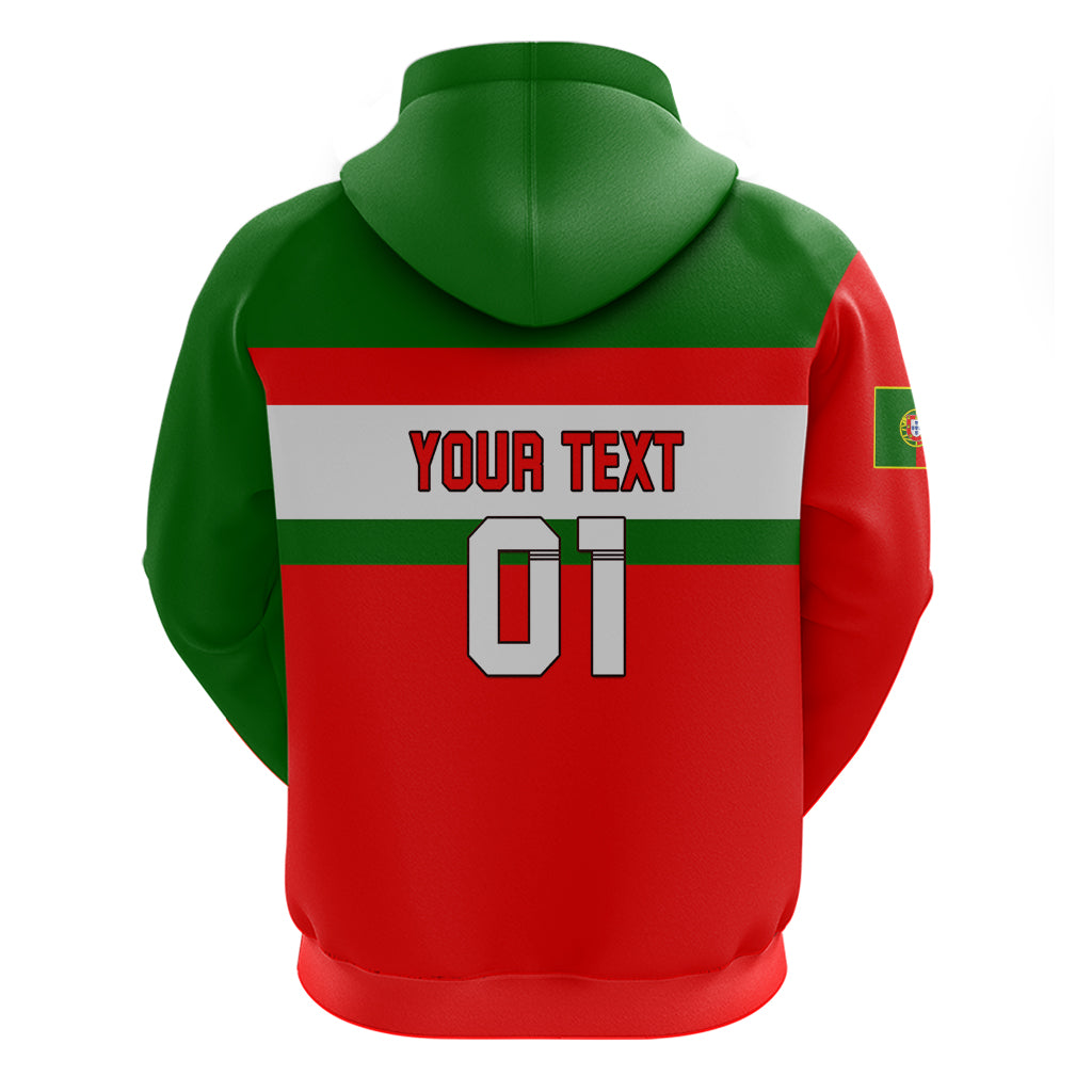 Custom Portugal Rugby Hoodie Os Lobos Go 2023 World Cup LT01