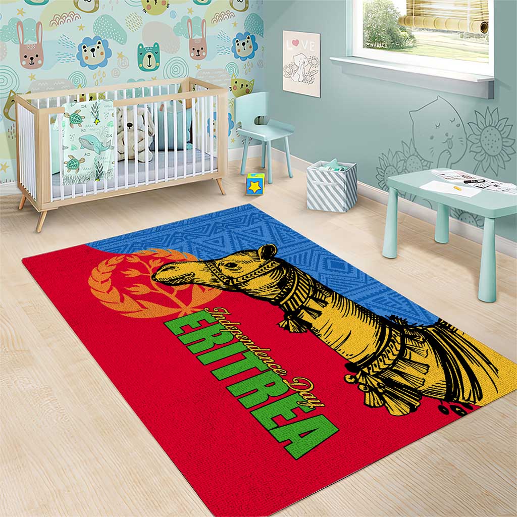 Eritrea Independence Day 2024 Area Rug Eritrean Camel African Pattern LT01