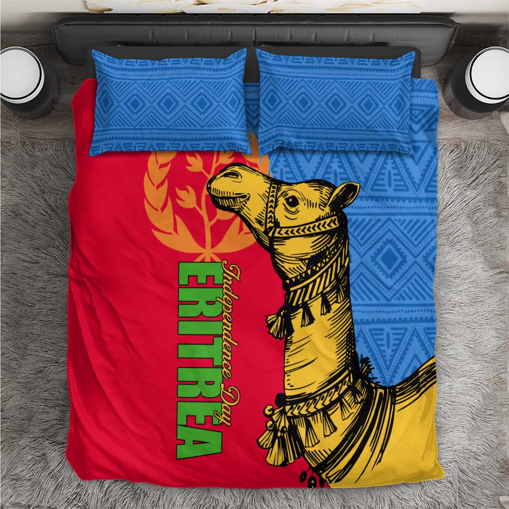 Eritrea Independence Day 2024 Bedding Set Eritrean Camel African Pattern LT01