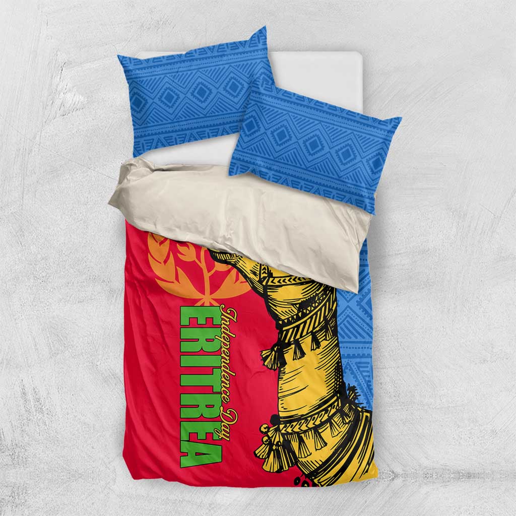 Eritrea Independence Day 2024 Bedding Set Eritrean Camel African Pattern LT01