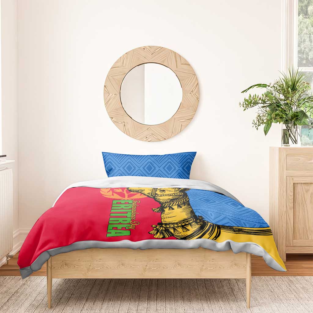 Eritrea Independence Day 2024 Bedding Set Eritrean Camel African Pattern LT01