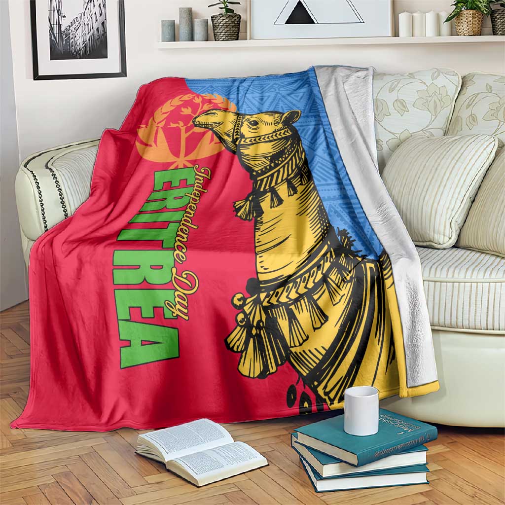 Eritrea Independence Day 2024 Blanket Eritrean Camel African Pattern LT01