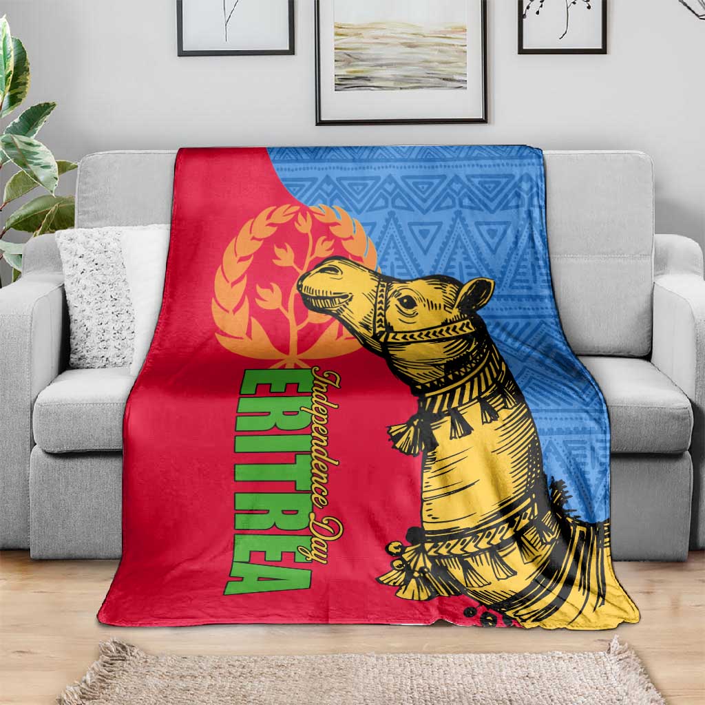 Eritrea Independence Day 2024 Blanket Eritrean Camel African Pattern LT01